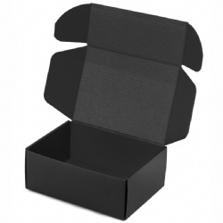 Black Corrugated Mailing Mailer Box