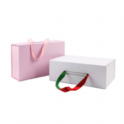 Luxury Folding Storage Paper Gift Box With Ribbon