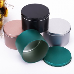 Round Metal Tin Box